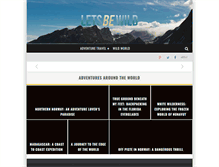 Tablet Screenshot of letsbewild.com